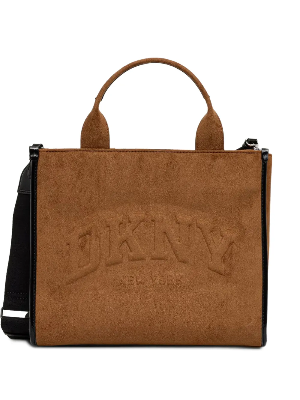 DKNY embossed-logo tote bag Bruin