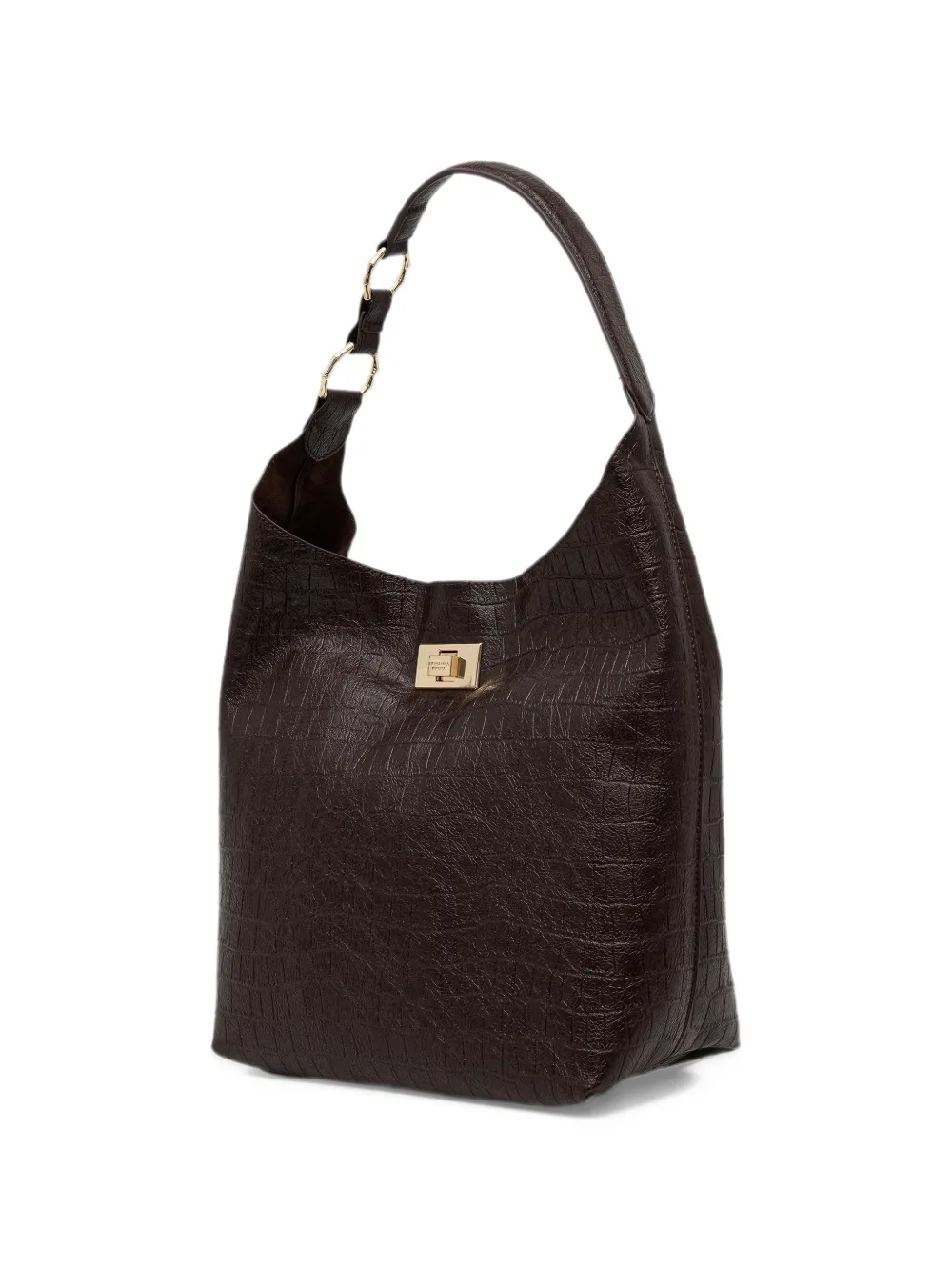 ERMANNO FIRENZE crocodile-effect tote bag Bruin