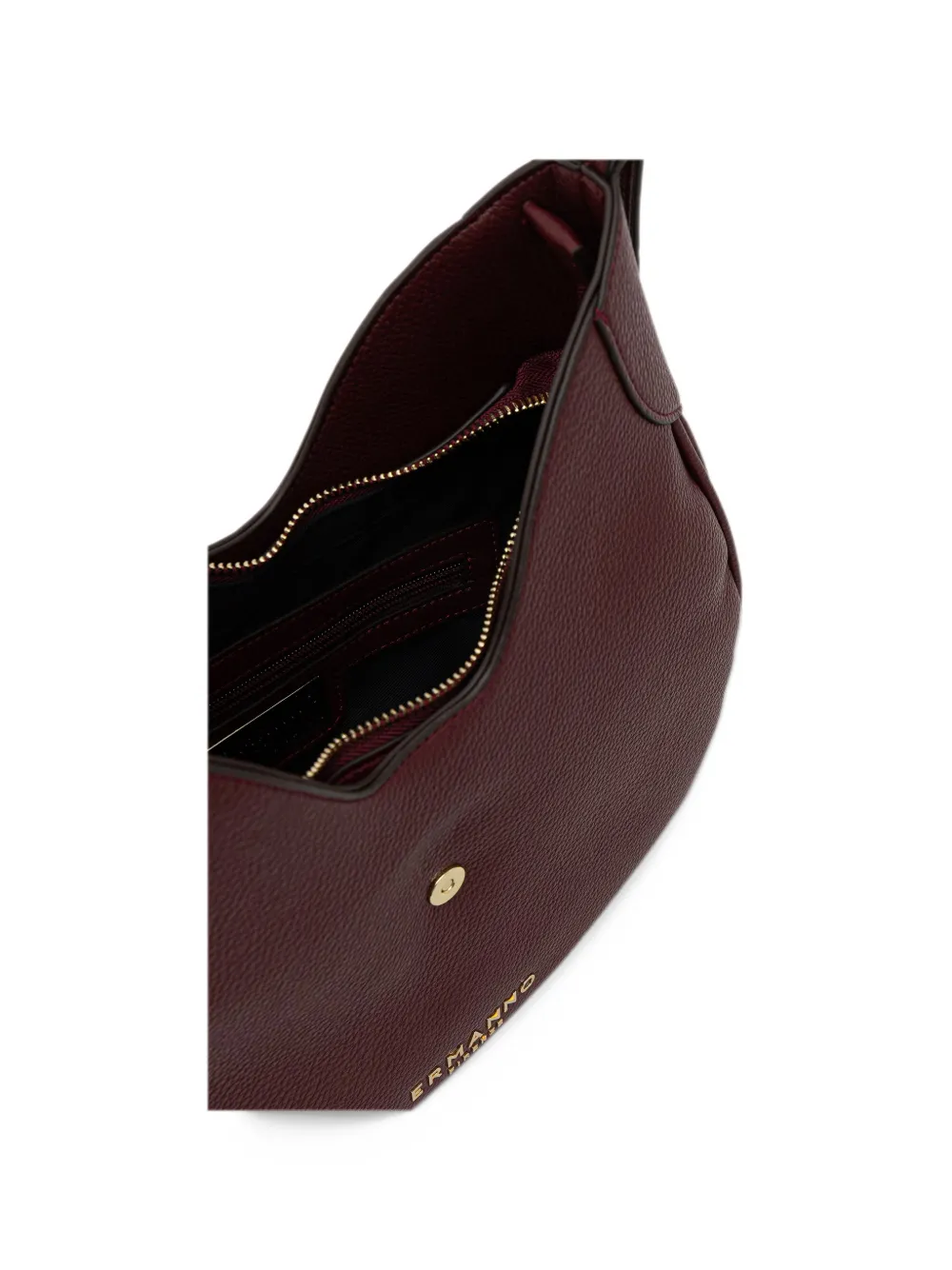 ERMANNO FIRENZE buckle-detail logo-print shoulder bag Rood