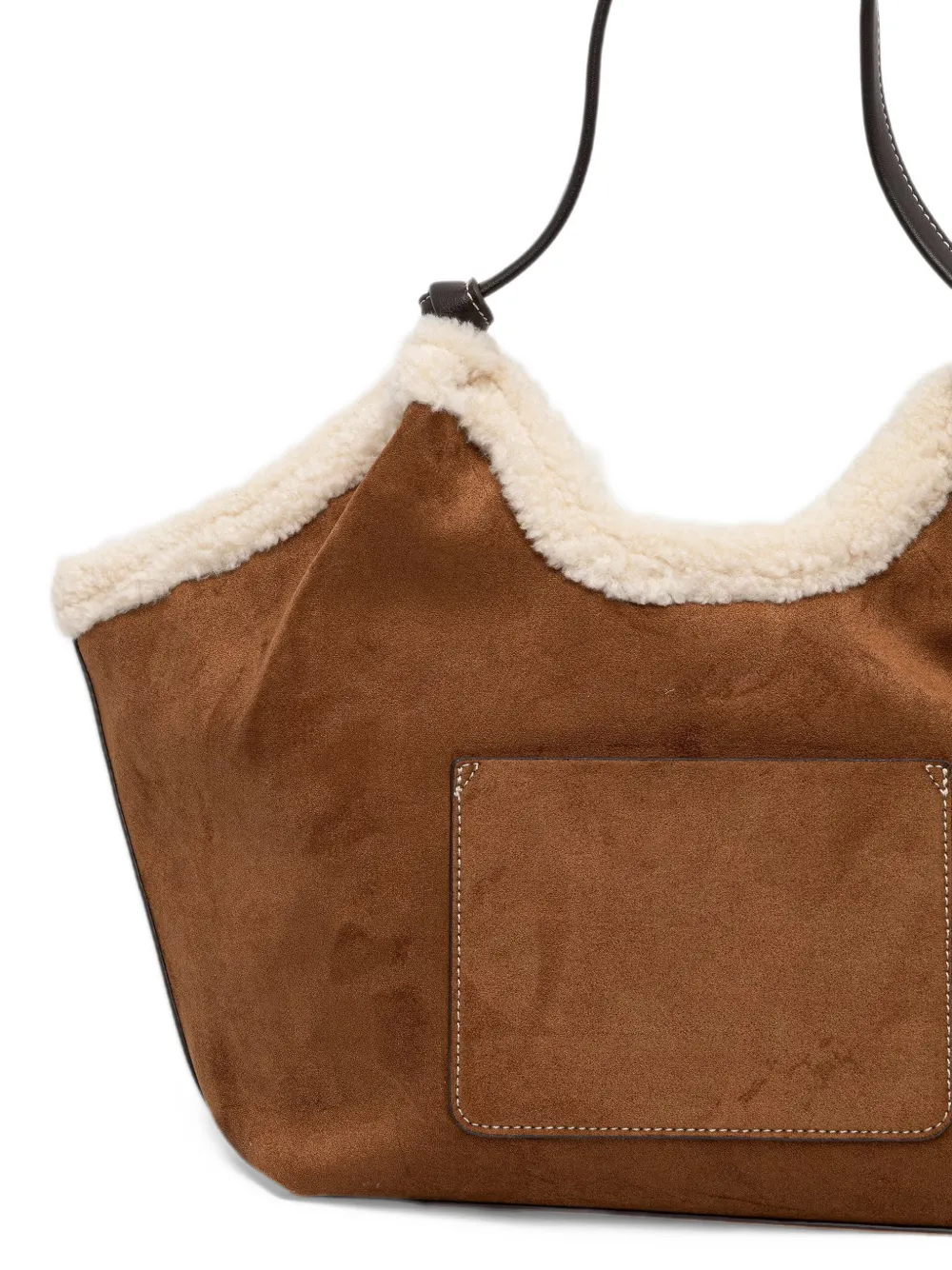 DKNY medium Paula logo-patch tote bag Bruin
