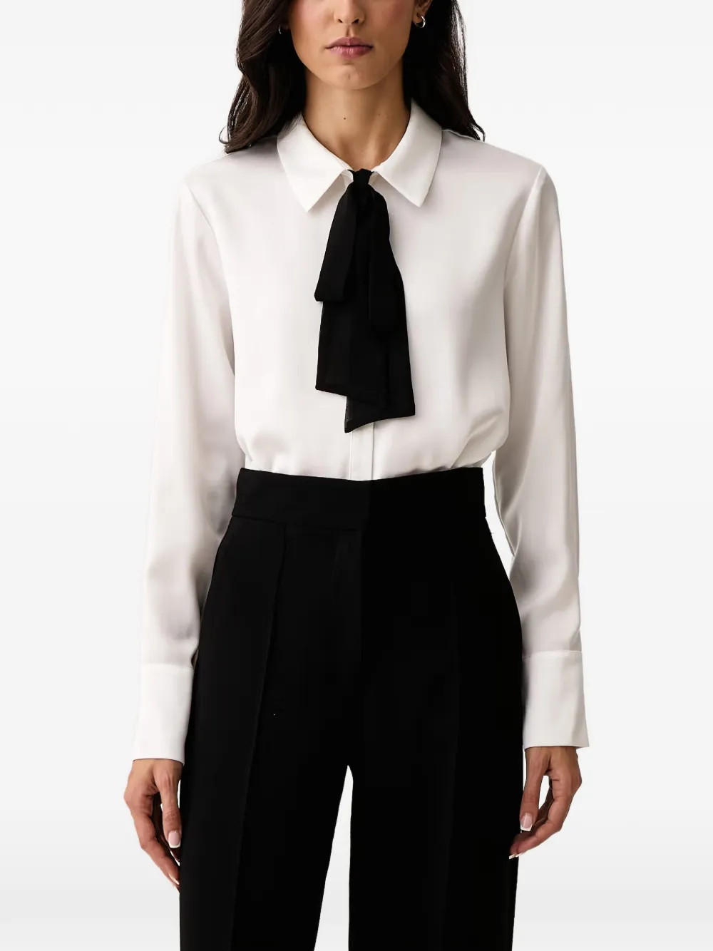 DKNY Blouse met strikdetail Wit