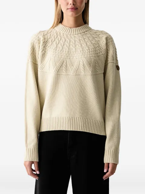 Fjällräven cable-knit wool sweater