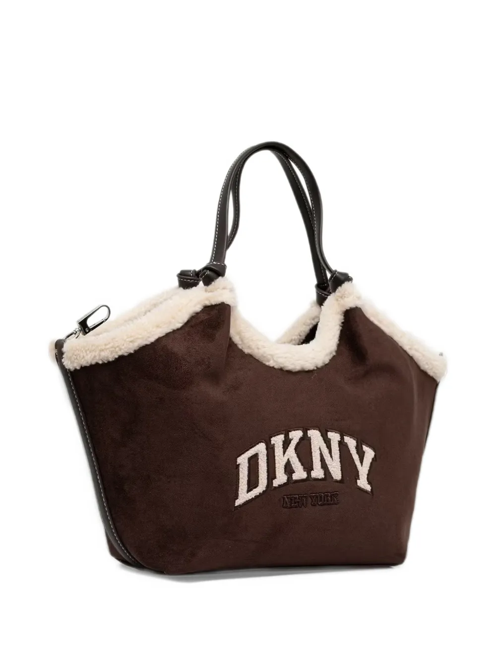 DKNY logo-patch tote bag Bruin