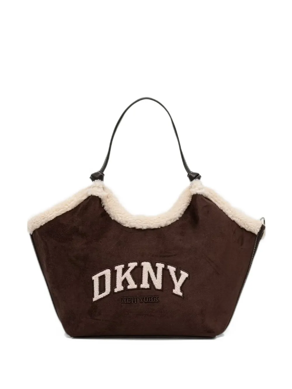 DKNY logo-patch tote bag Bruin