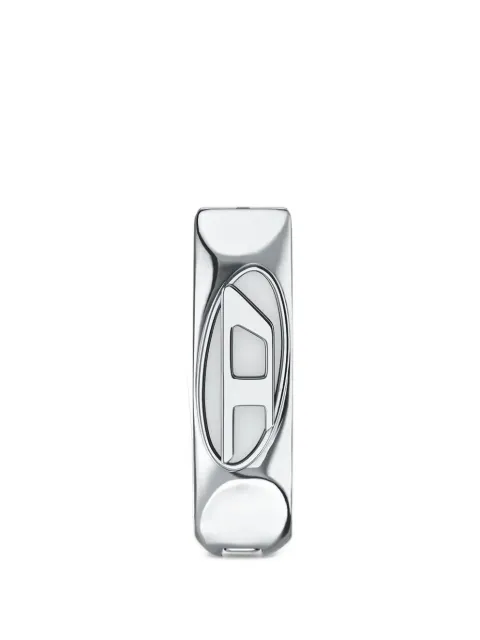 Diesel oval-D hoop earrings