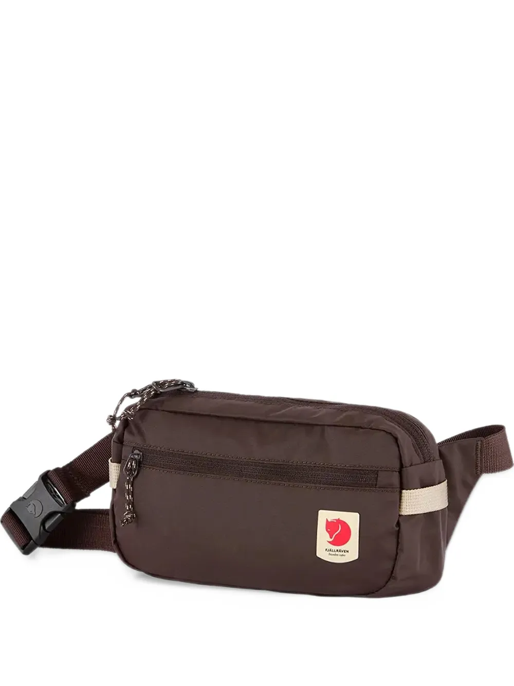 Fjällräven High Coast logo-patch zip-fastening belt bag - Marrone