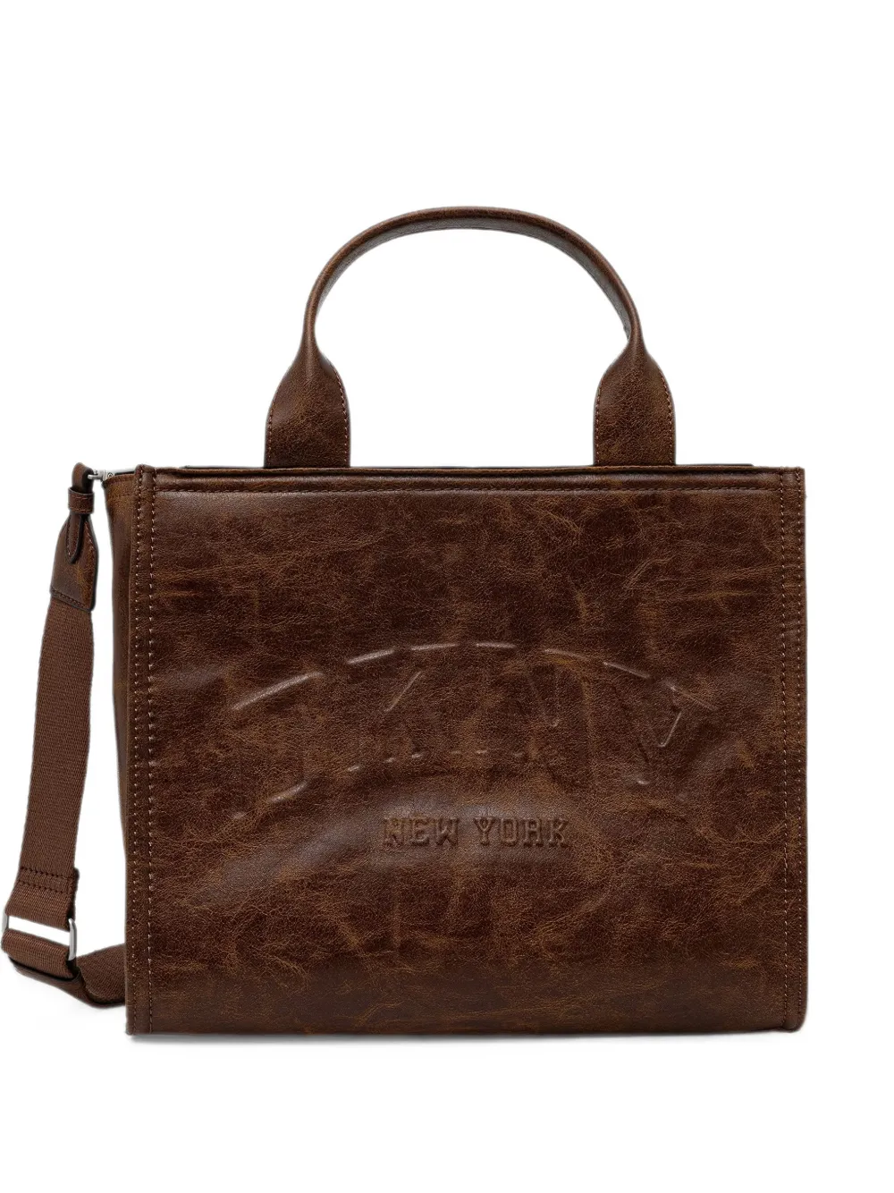 DKNY embossed logo tote bag Bruin