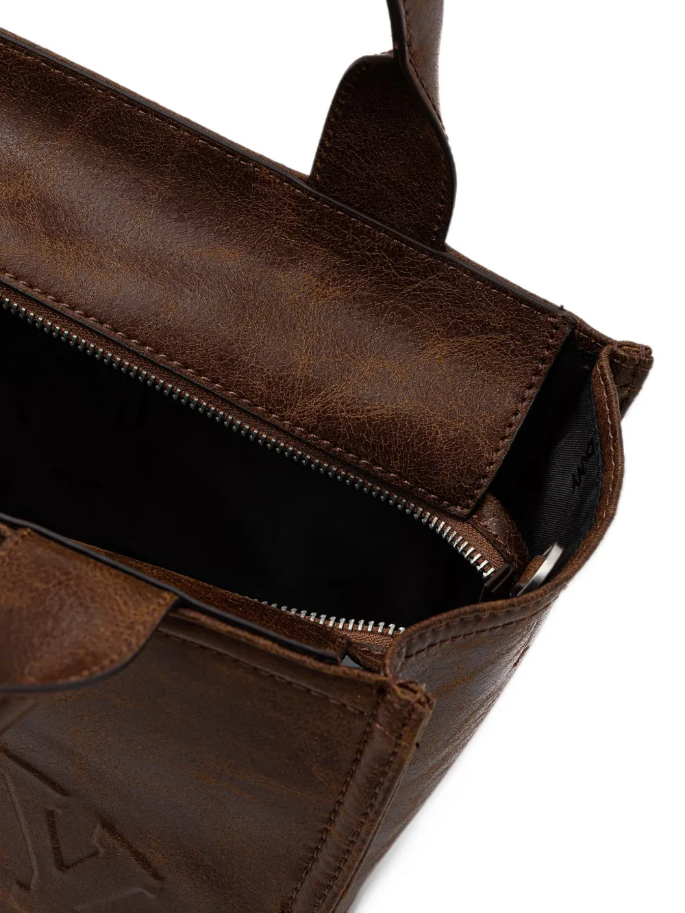 DKNY embossed logo tote bag Bruin