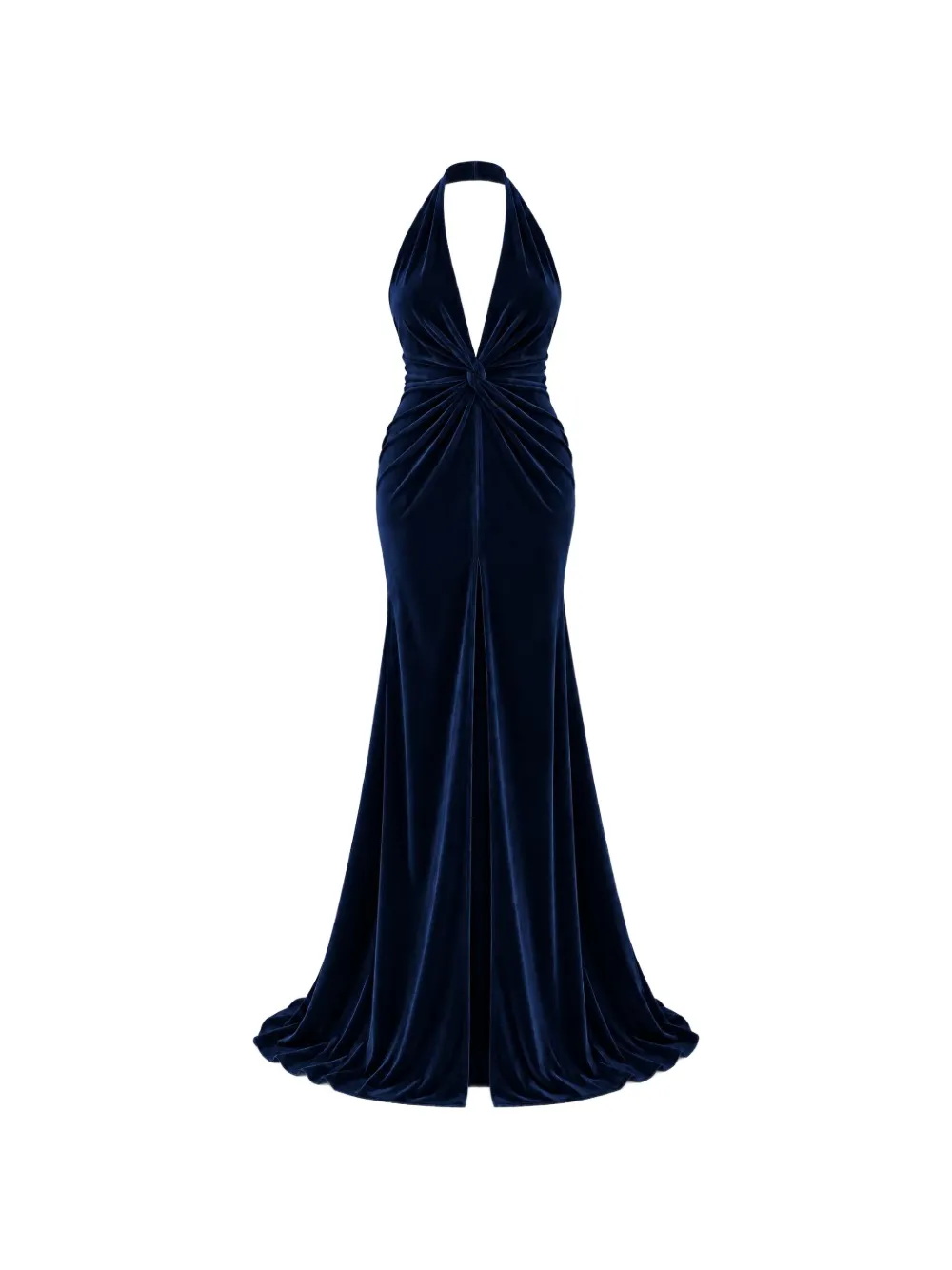 ROSERRY Sienna velvet maxi dress Blauw