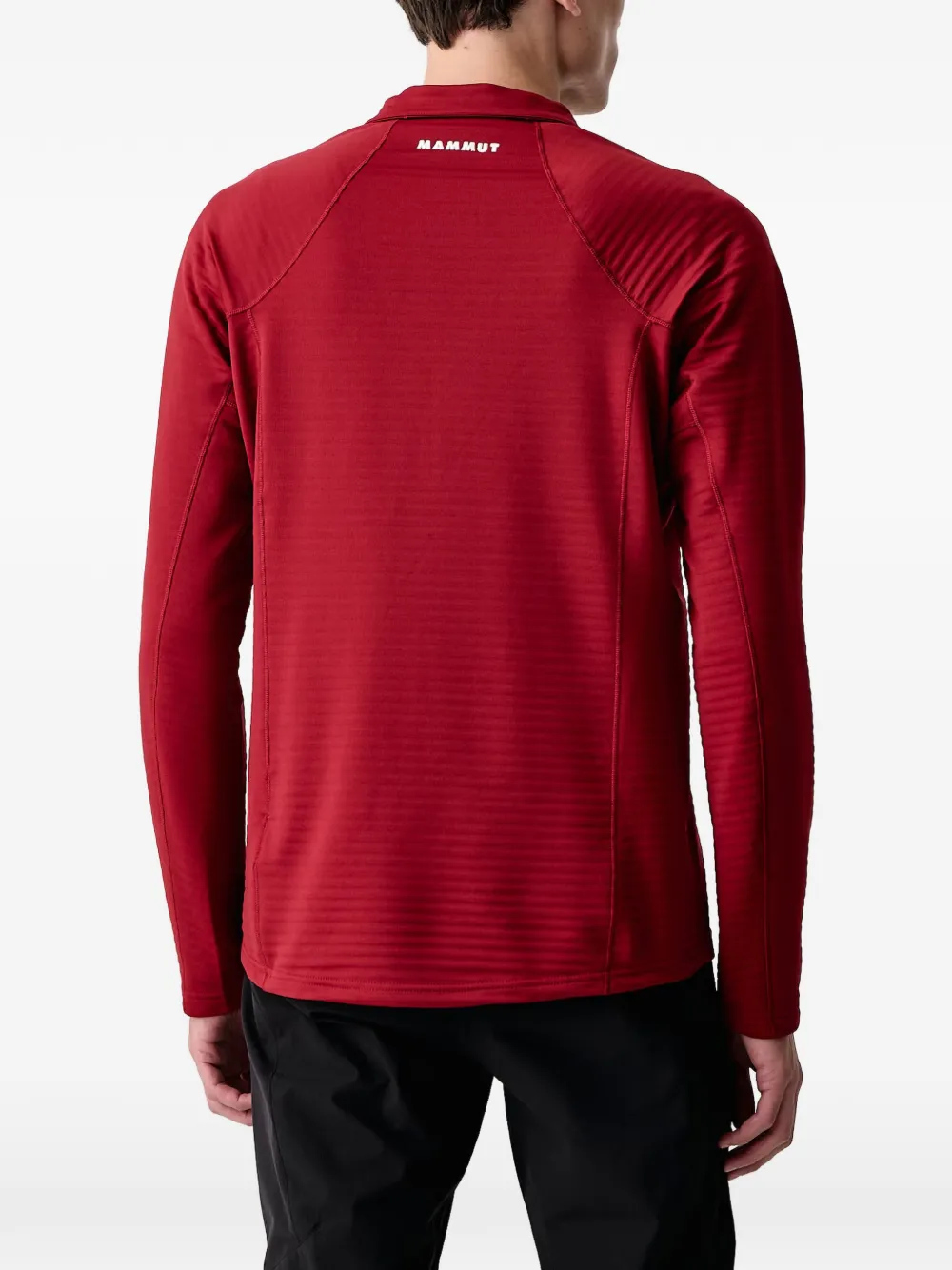 Mammut Taiss ML trui met raglanmouwen en kwartrits Rood
