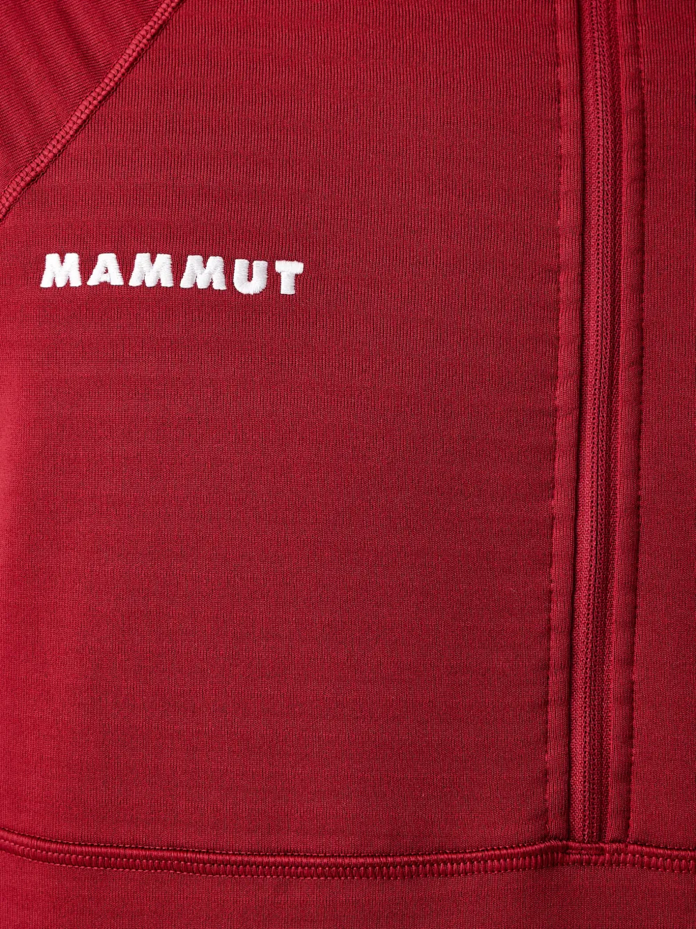 Mammut Taiss ML trui met raglanmouwen en kwartrits Rood