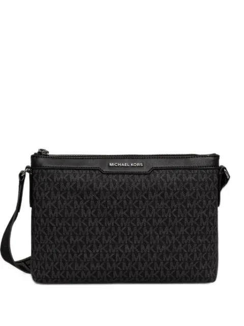 Michael Kors Hudson-signature logo messenger bag