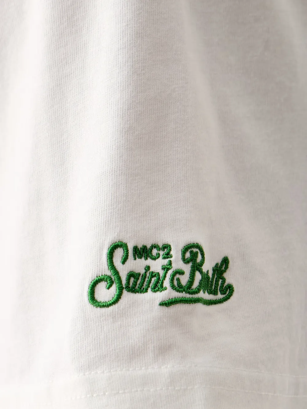 MC2 Saint Barth Arnott T-shirt in white with Saint Barth Tennis Team print