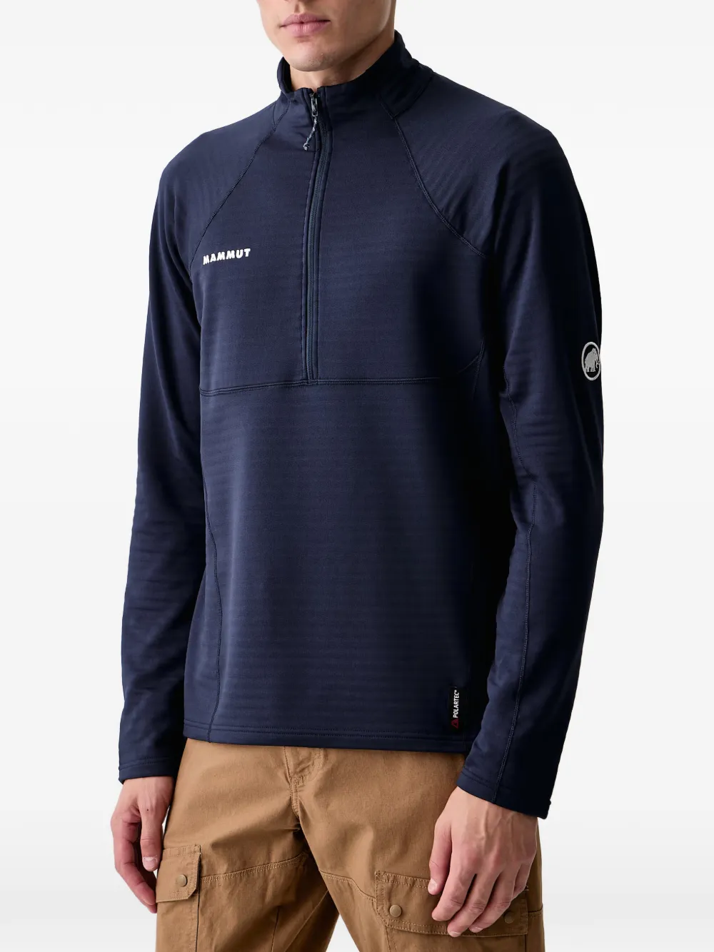 Mammut Taiss ML trui met raglanmouwen en logo-print Blauw