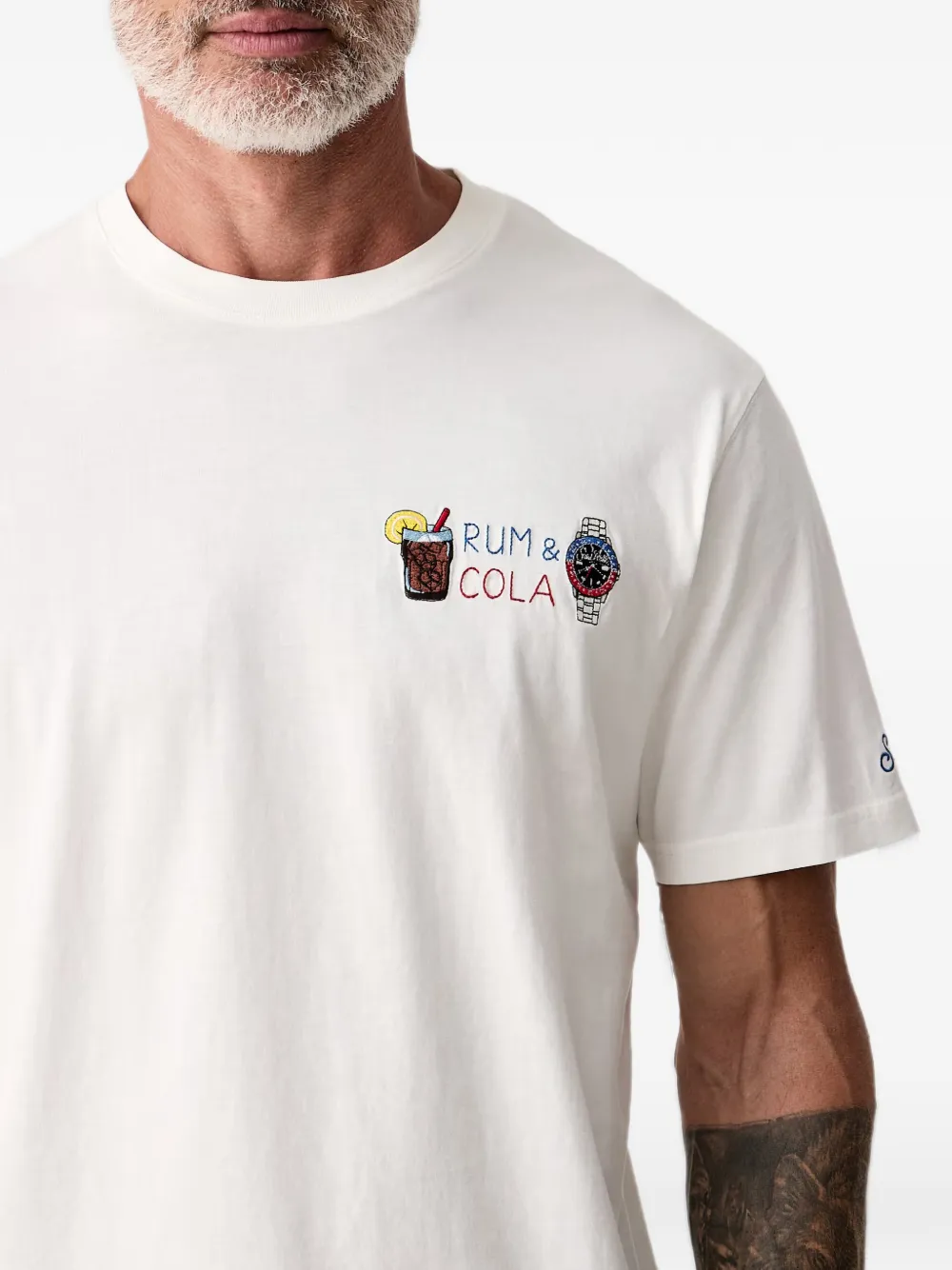 MC2 Saint Barth Katoenen T-shirt Wit