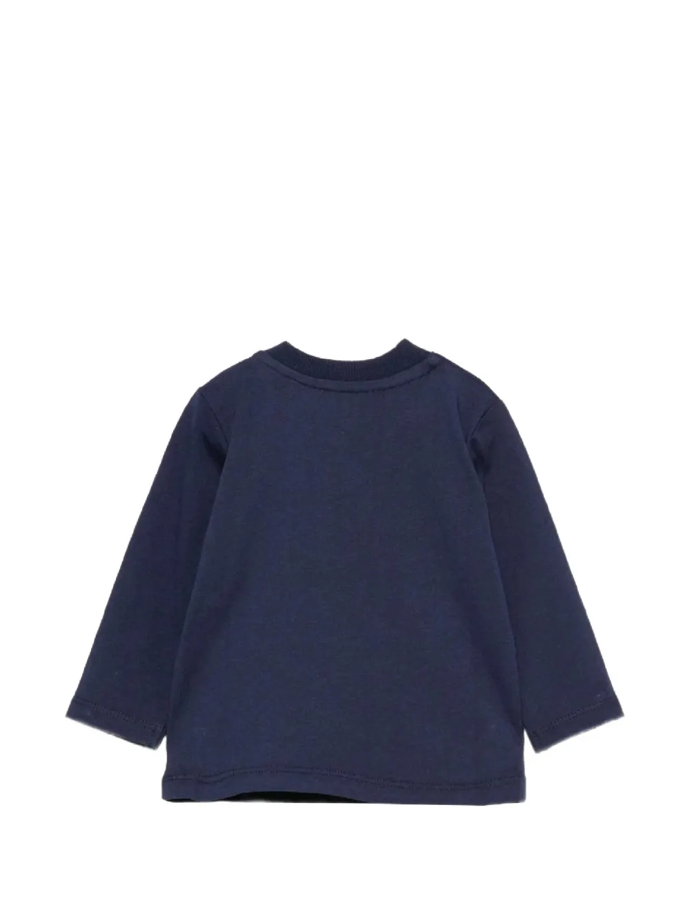 Moschino Kids T-shirt met lange mouwen Blauw