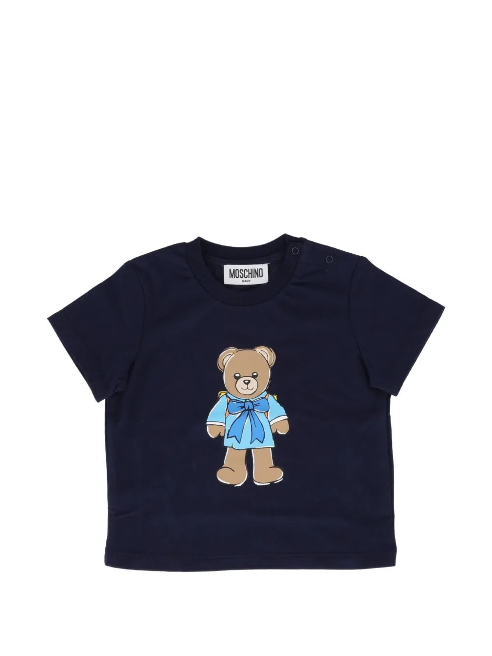 Moschino Kids T-shirt met Teddy Bear-print Blauw