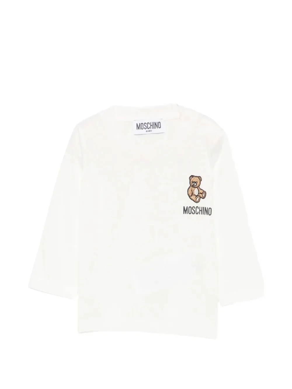 Moschino Kids Teddy Bear T-shirt Wit