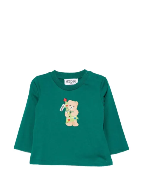Moschino Kids Teddy Bear long-sleeve T-shirt