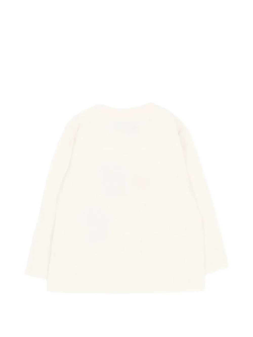 Moschino Kids Teddy Bear-print long-sleeved T-shirt Beige