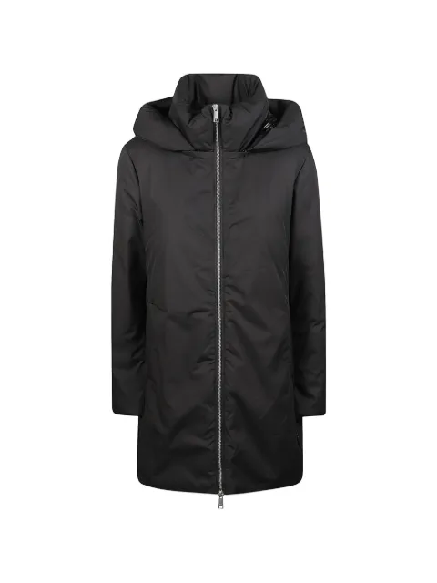 Add hooded padded coat