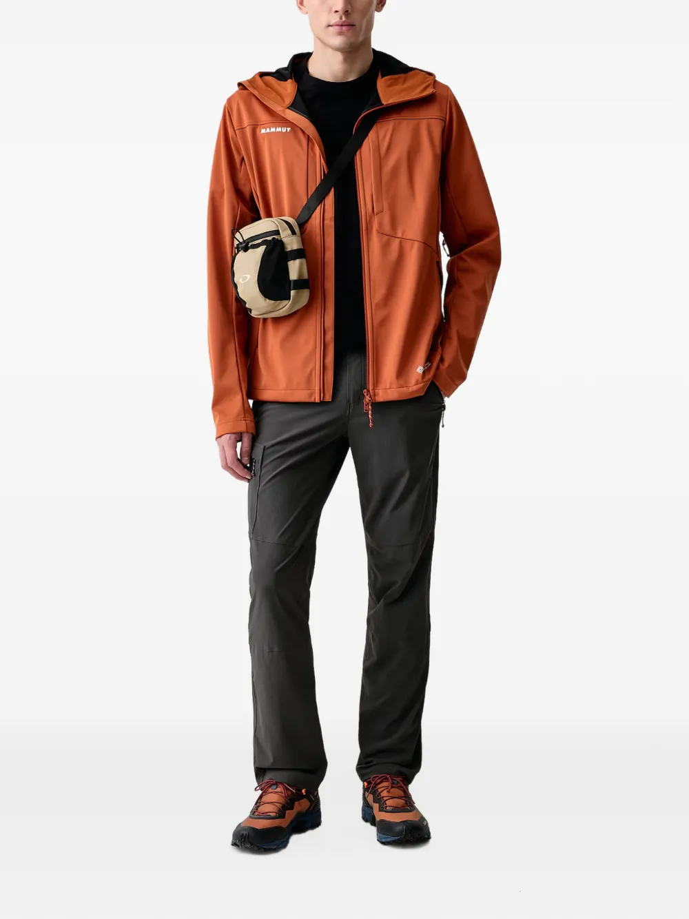 Mammut Ultimate VIII jack met capuchon en rits Oranje