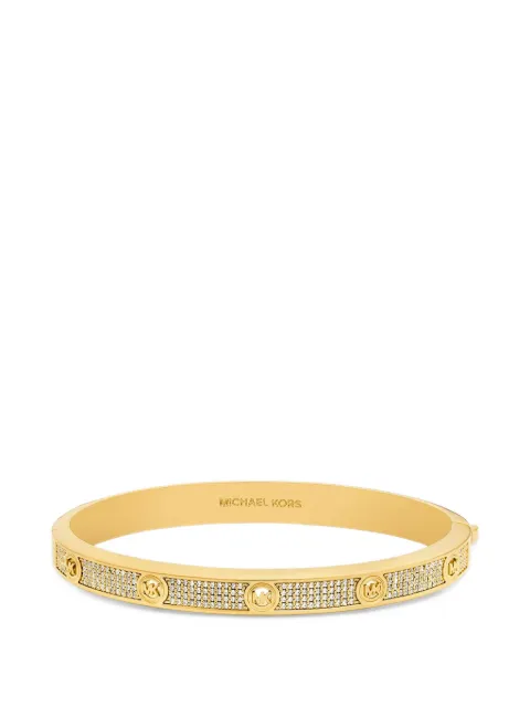 Michael Kors pavé logo stud bangle