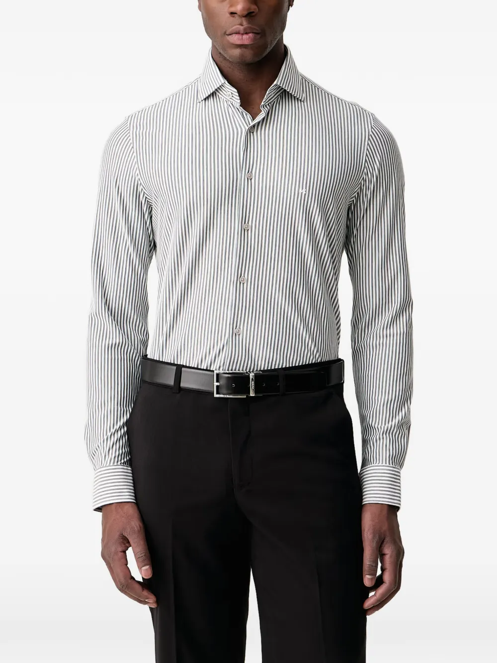 Michael Kors vertical-stripe shirt - Bianco