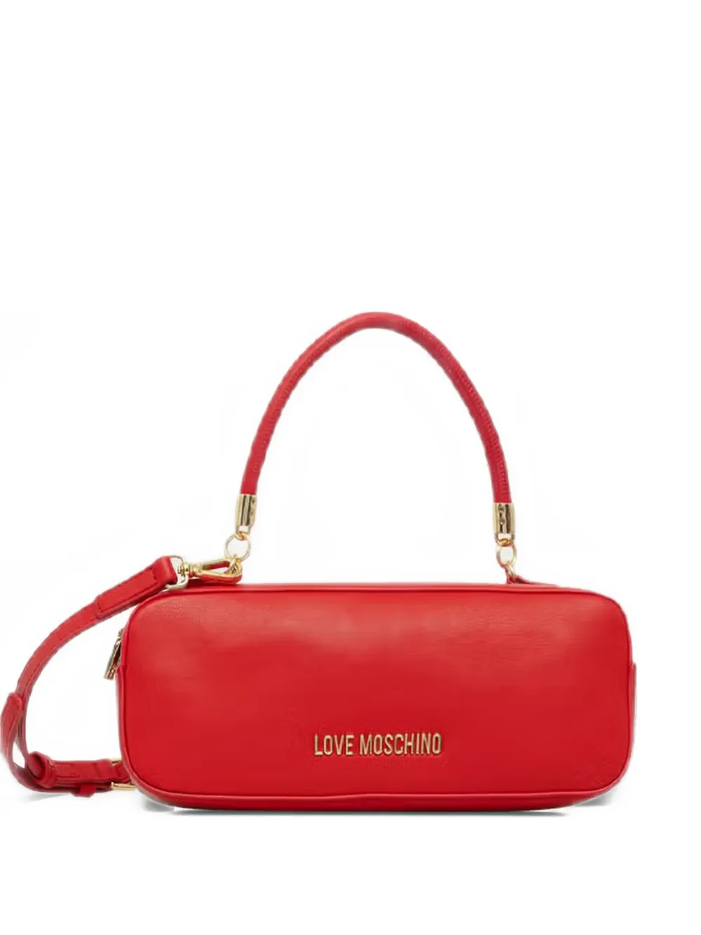 Love Moschino logo-plaque crossbody bag - Rosso