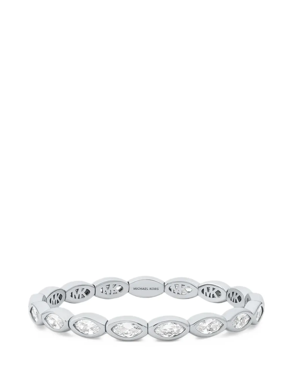 Michael Kors marquise stone tennis bracelet - Argento