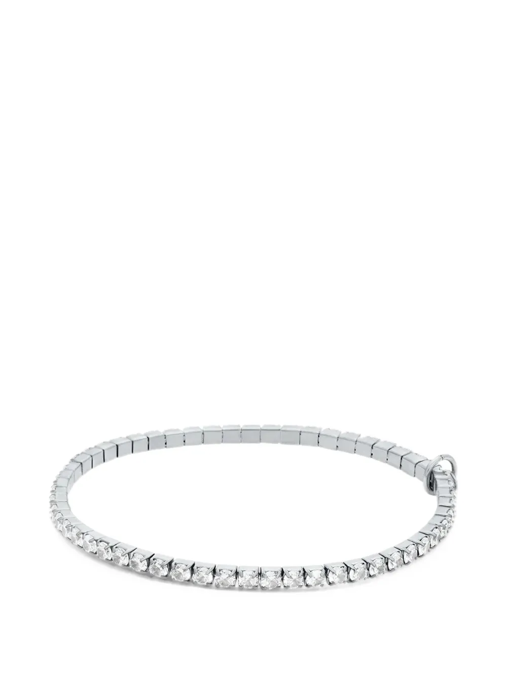 Michael Kors pavé-stretch tennis bracelet - Argento