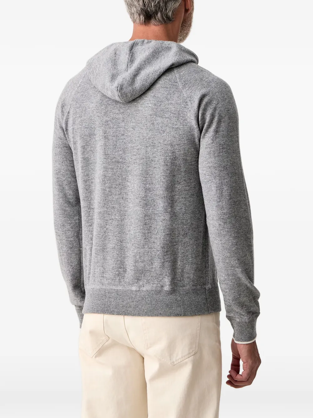 MC2 Saint Barth Hoodie met raglan mouwen en trekkoord Grijs