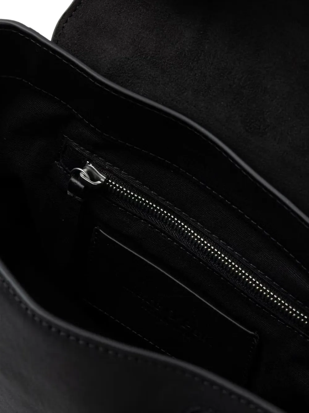 Marc O'Polo small Gitty leather tote bag Zwart