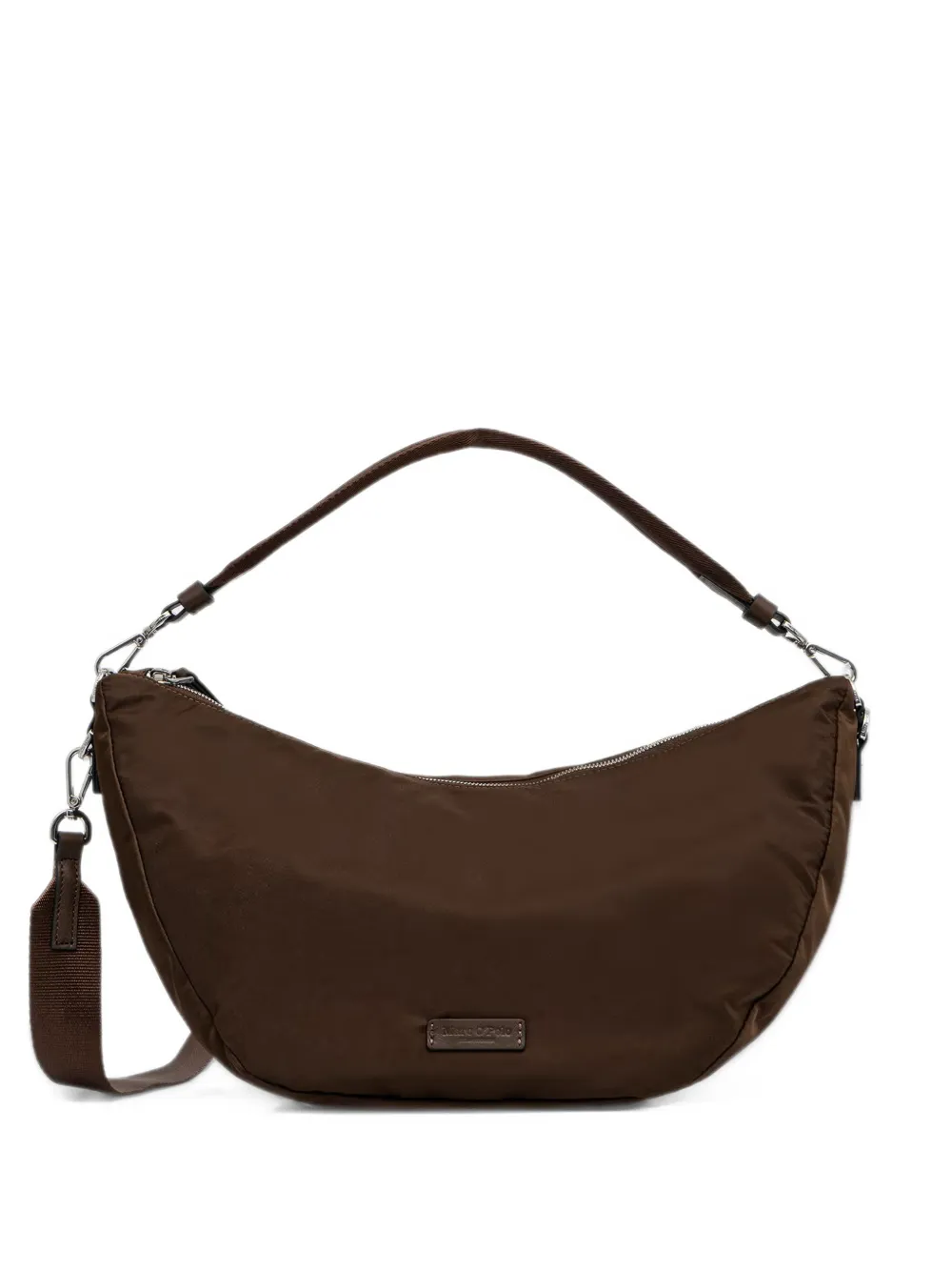 Marc O'Polo Elina logo-patch shoulder bag - Marrone