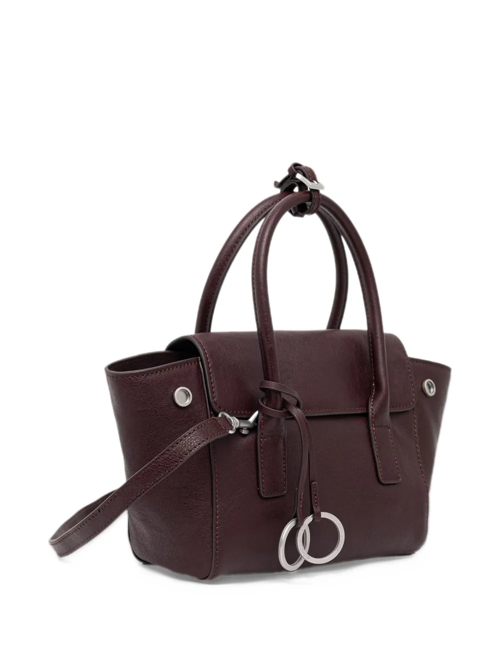 Marc O'Polo Small Gitty ring-detail tote bag Rood