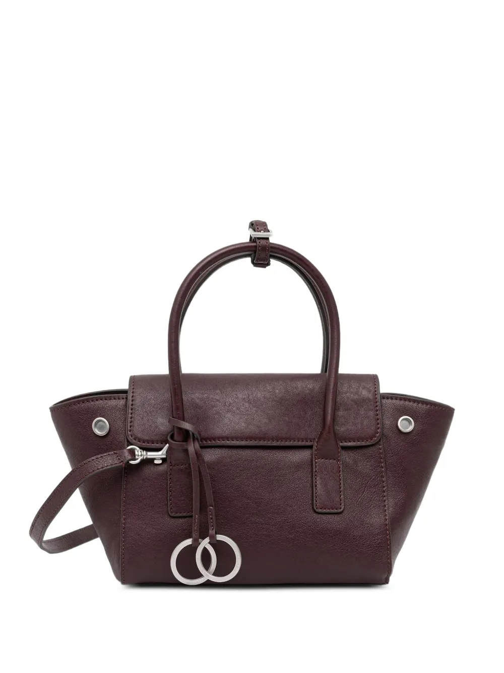 Marc O'Polo Small Gitty ring-detail tote bag Rood