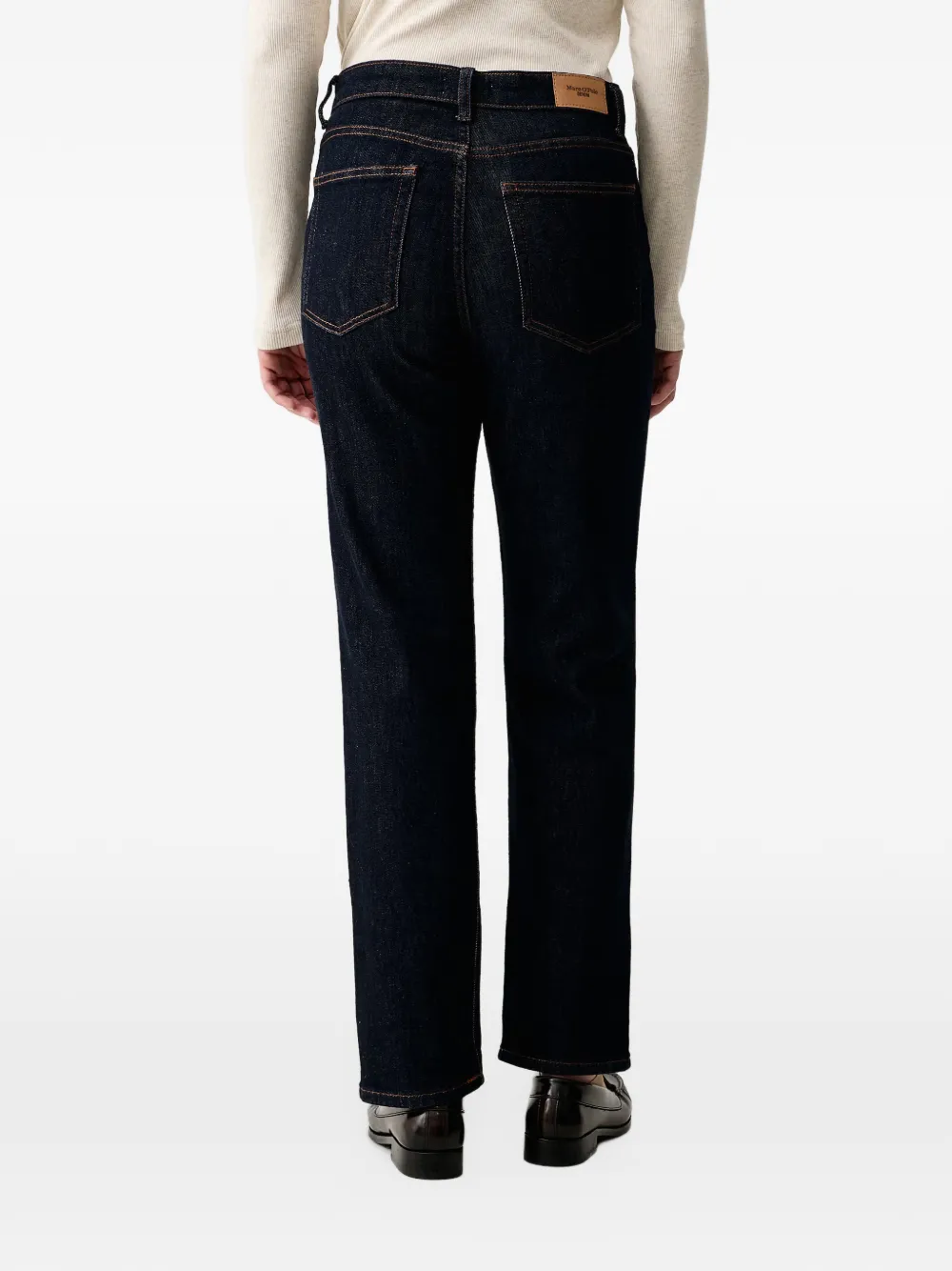 Marc O'Polo Olina straight jeans Blauw