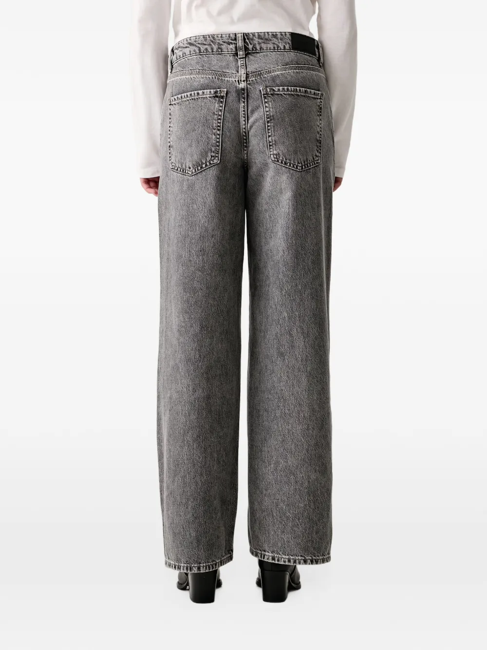 Marc O'Polo Jeans met wijde pijpen Grijs