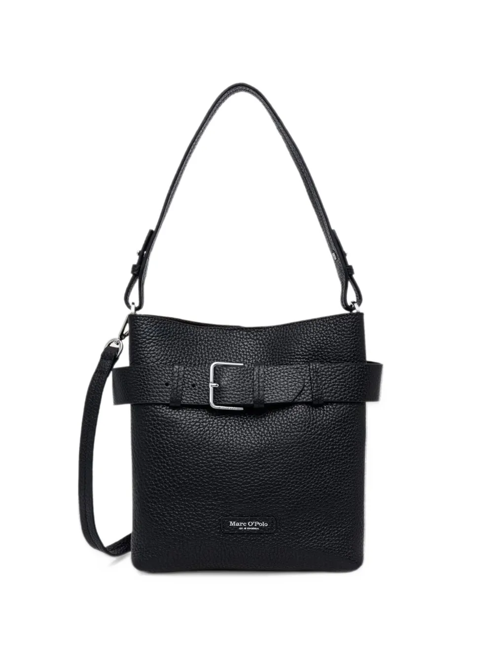 Marc O'Polo buckle-detail cross body bag - Nero