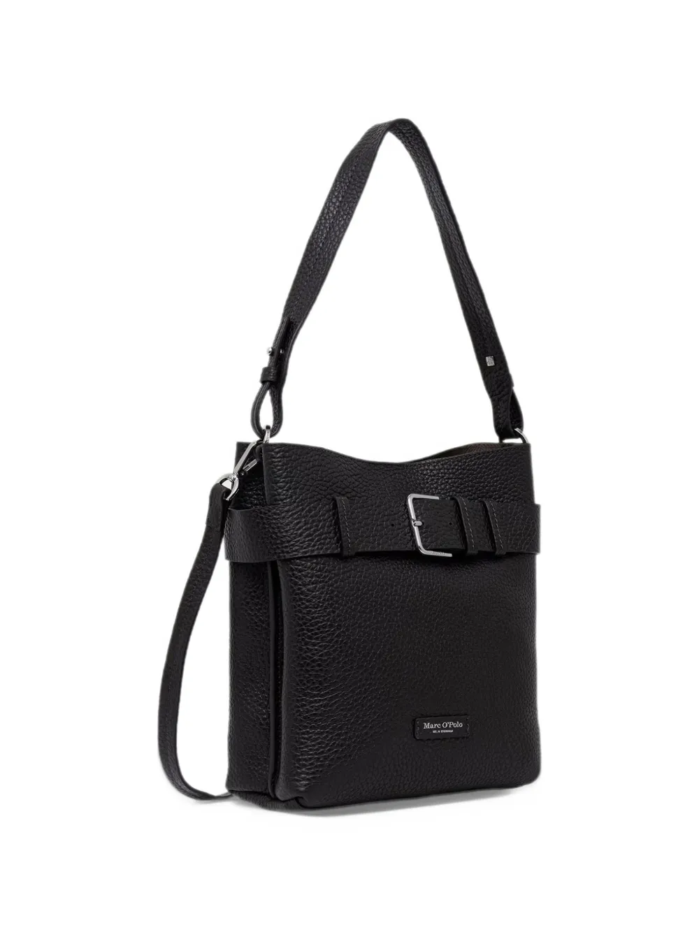 Marc O'Polo Small Brinni buckle-detail shoulder bag Zwart