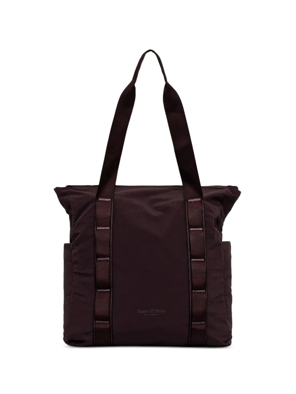 Marc O'Polo Loritz logo-print tote bag - Viola
