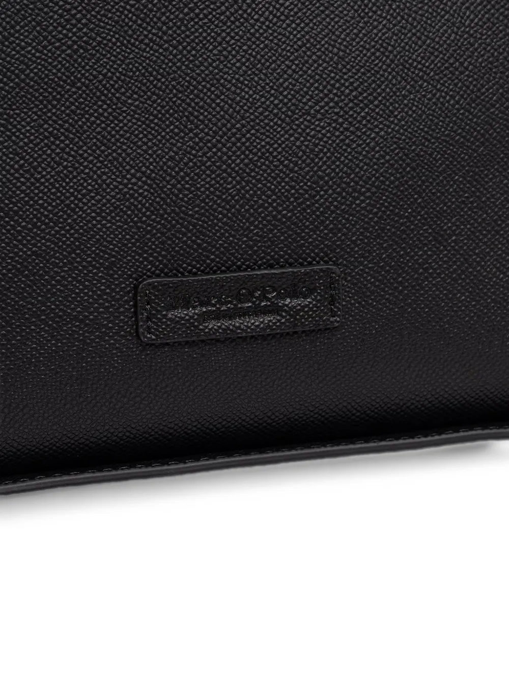 Marc O'Polo grained cross body bag Zwart