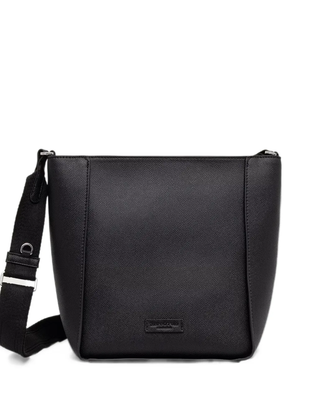 Marc O'Polo grained cross body bag - Nero