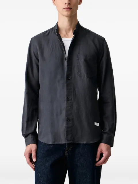 Marc O'Polo mandarin-collar chest-pocket shirt