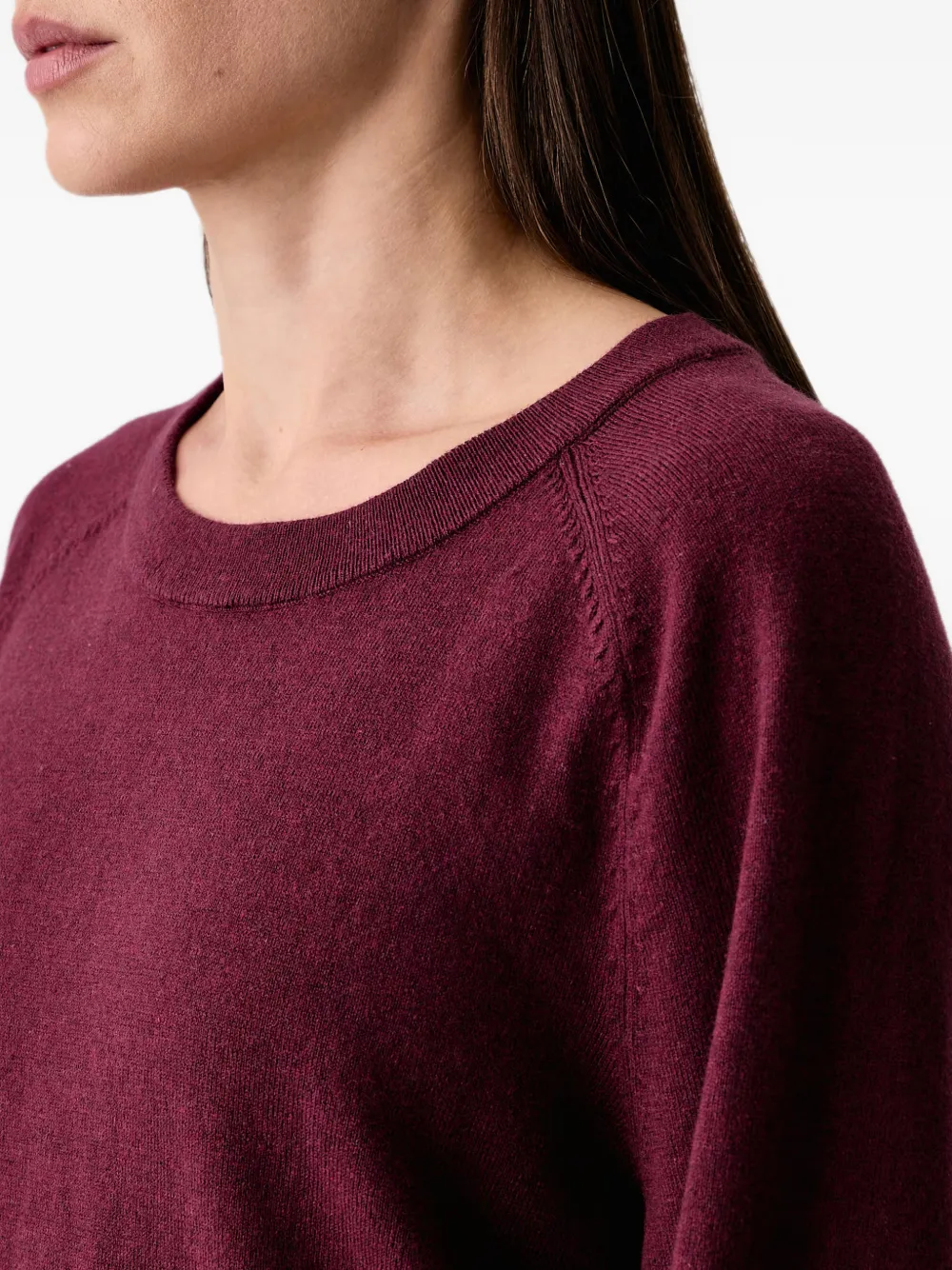 Marc O'Polo long-sleeve round-neck sweater Rood
