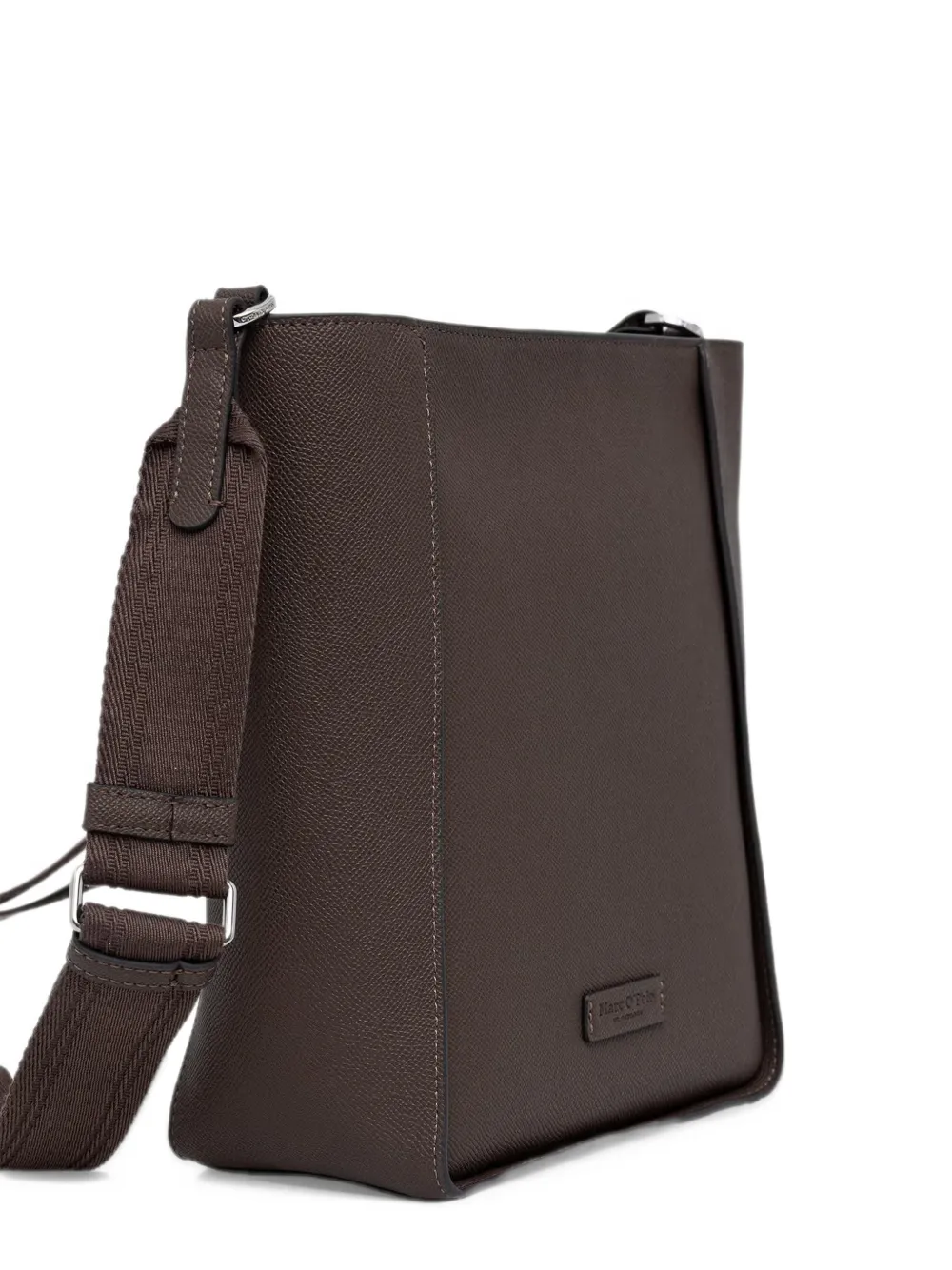 Marc O'Polo logo-patch crossbody bag Bruin