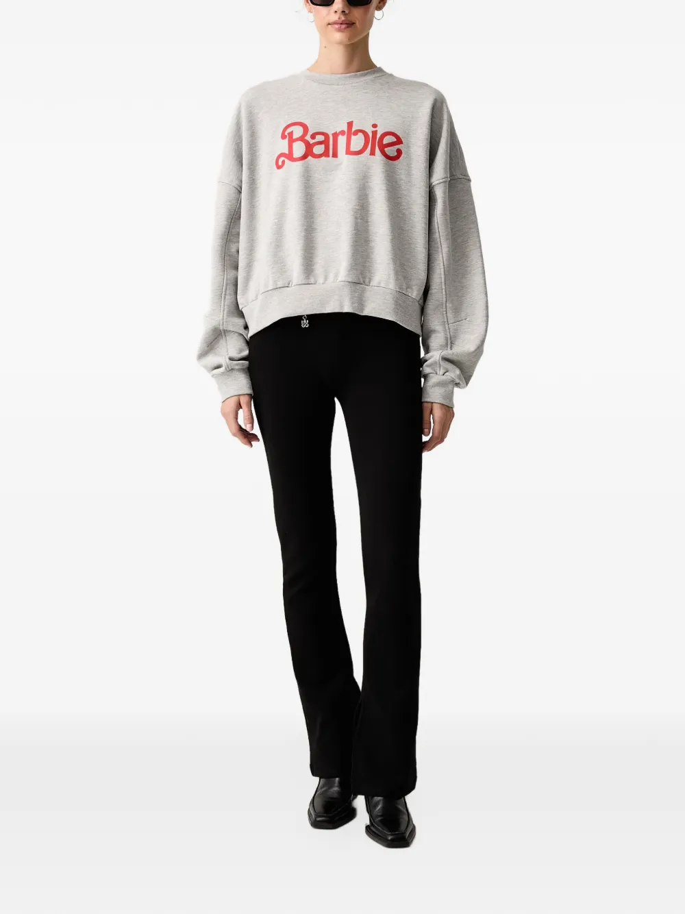 Gestuz GZnaya logo-print sweatshirt Grijs