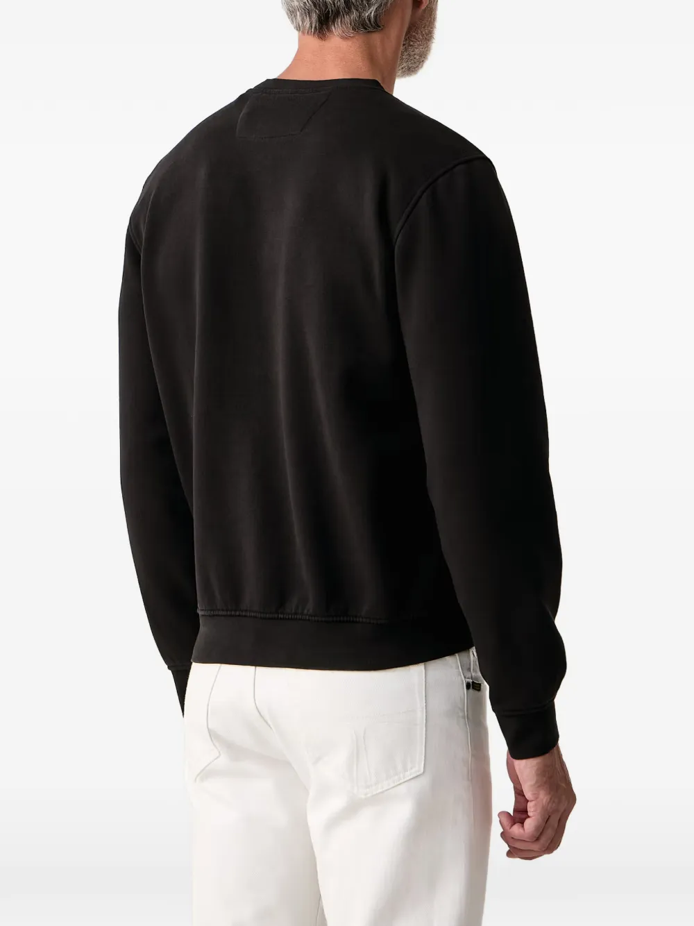 GUESS USA embroided logo sweatshirt Zwart