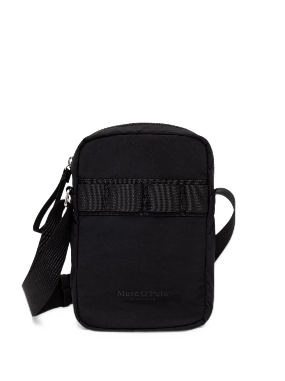 Marc O'Polo small Lore logo-print messenger bag - Nero