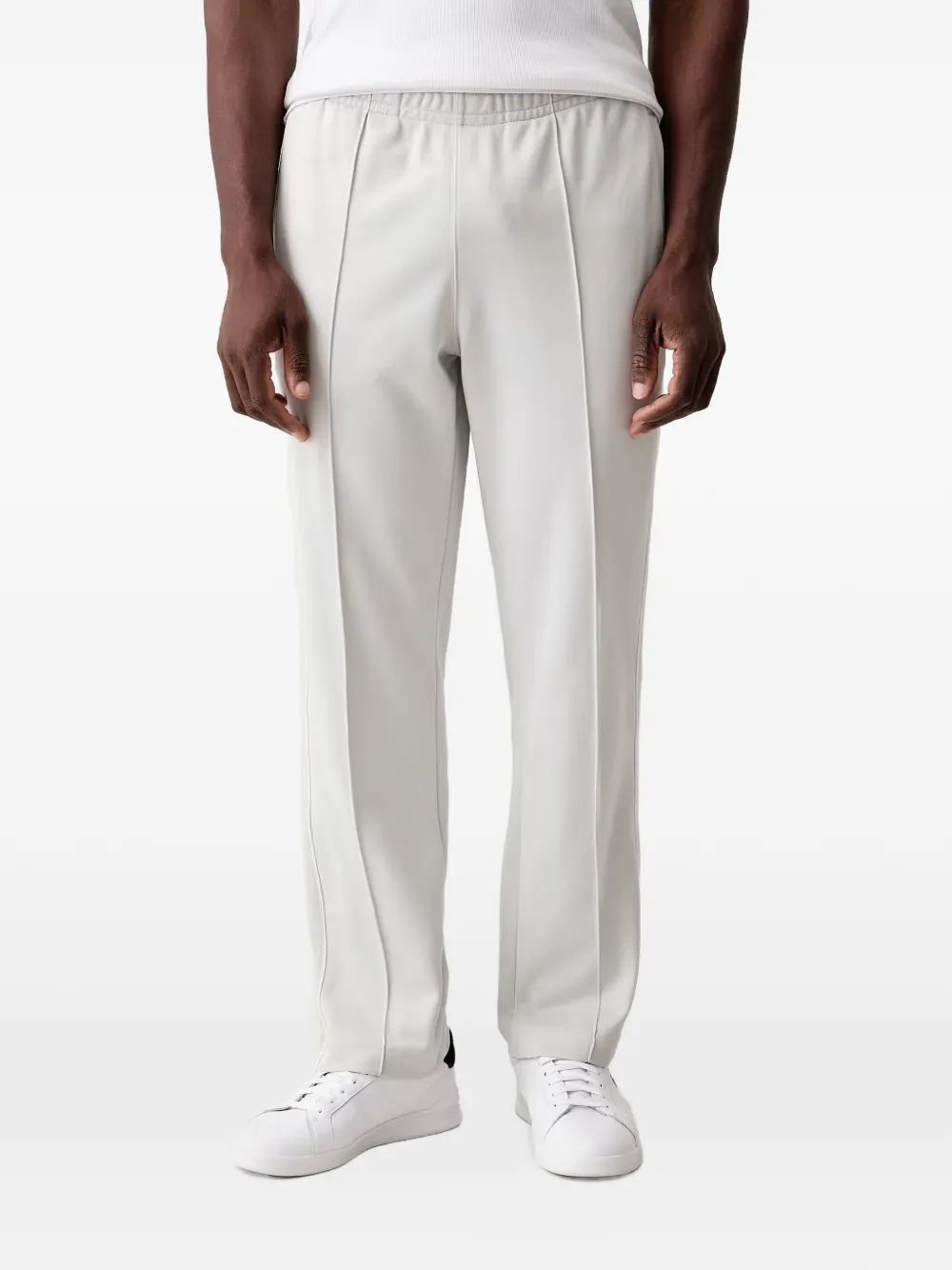 Lacoste Pantaloni sportivi con applicazione - Bianco